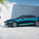 Image for article titled The Genesis 'Electrified G80' Is An All-Wheel-Drive Power Bank Rocking Teal Paint
